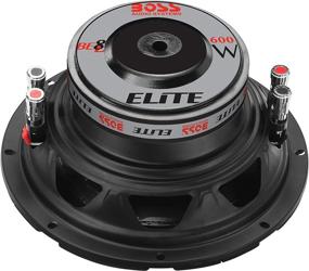 img 2 attached to 🚗 Улучшите звучание в вашем автомобиле с сабвуфером BOSS Audio Elite BE8D 8 дюймов - мощность 600 ватт, двойная голосовая катушка 4 Ом.