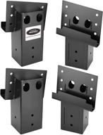 mofeez 4x4 outdoor compound angle brackets for deer stand hunting blinds and shooting shacks - set of 4 logo