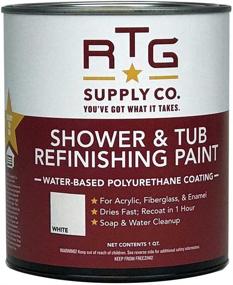 img 1 attached to Revitalize Your Bathroom with RTG Supply Co. White Shower & Tub Refinishing Paint