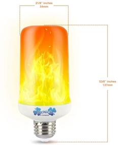 img 1 attached to Versatile Outdoor Flickering Bulb for Indoor and Outdoor Use