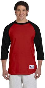 img 4 attached to Champion Raglan Baseball T Shirt XXX Large