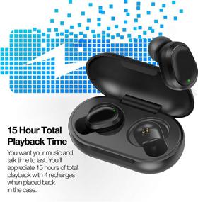 img 2 attached to Santana Bluetooth Noise Cancelling Wireless Earbuds