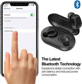 img 3 attached to Santana Bluetooth Noise Cancelling Wireless Earbuds