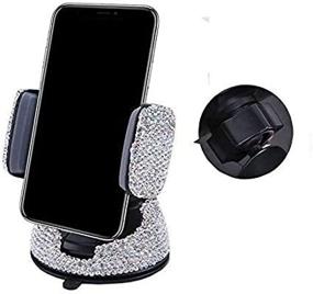 img 2 attached to Bestbling Luxury Rhinestone Universal Compatible Car Electronics & Accessories