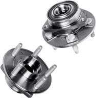 🔩 detroit axle - front/rear wheel bearing & hub assembly replacement for chevy camaro impala cadillac cts xts - 2pc set logo