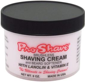 img 4 attached to Pro Shave Brushless Shaving Cream &amp; Beard Softener - 8 oz (235ml) - 2 Pack