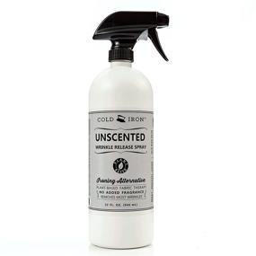 img 4 attached to Cold Iron Wrinkle Release Spray for Clothing. 32 fl oz. Fragrance-Free & Unscented. Plant-Based Alternative to Ironing. Quick & Effortless. Spray, Smooth, Hang. Highly Acclaimed Formula for Time-Saving Benefits