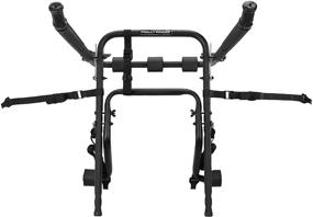 img 1 attached to 🚲 Hollywood Racks F4 Heavy Duty 4-Bike Trunk Mount Rack - Top Black Trunk Bike Rack for All Your Cycling Needs