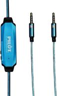 🔹 pilot electronics el-1301bt msync auxiliary audio cable - blue, enhanced for seo logo