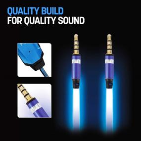 img 3 attached to 🔹 Pilot Electronics EL-1301BT Msync Auxiliary Audio Cable - Blue, Enhanced for SEO