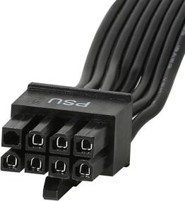 img 1 attached to 💡 Efficient PSU Male to Dual PCIe 8 (6+2) Pin Male PCIE Cable for Corsair CoolerMaster Thermaltake Modular Power Supply (65cm+15cm)