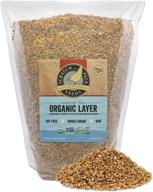 naturally free organic layer feed for chickens and ducks - non-gmo, soy free, and corn free: scratch and peck feeds logo