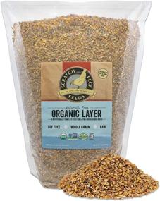 img 4 attached to Naturally Free Organic Layer Feed for Chickens and Ducks - Non-GMO, Soy Free, and Corn Free: Scratch and Peck Feeds