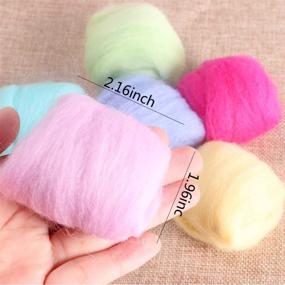 img 2 attached to COCODE Needle Felting Starter Kit Set - 36 Colors Wool Roving and Tools for Hand Spinning, DIY Craft Projects - Best Gift for Fibre Art Enthusiasts