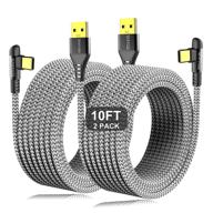 senmaggi 2 pack braided charger samsung logo