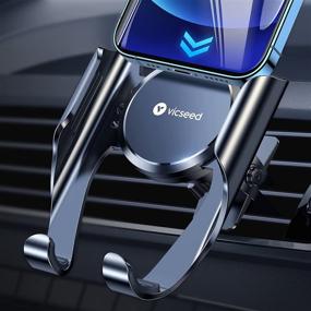 img 4 attached to 🚗 VICSEED Car Phone Holder Mount: Never Fall & Break ǀ Ultra Sturdy Air Vent Phone Mount for Car ǀ Fits iPhone 13 Pro Max & All Cell Phones