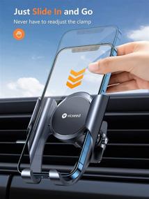 img 3 attached to 🚗 VICSEED Car Phone Holder Mount: Never Fall & Break ǀ Ultra Sturdy Air Vent Phone Mount for Car ǀ Fits iPhone 13 Pro Max & All Cell Phones