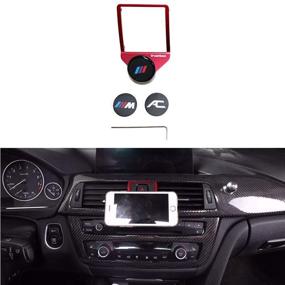 img 4 attached to 🚗 Efficient Car Mount: Magnetic Phone Holder for BMW M3 M4 F30-F36 F80 F82