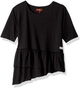 img 1 attached to All Mankind Girls Ruffle T Shirt