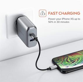 img 2 attached to 🔌 Satechi 30W Dual-Port Wall Charger Adapter - USB-C PD & USB 3.0 Port - Compatible with 2019 iPad, 2018 iPad Pro, 2018 MacBook Air, iPhone 11 Pro Max/11 Pro/11 (USA)