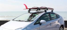 img 2 attached to 🏄 INNO Racks: Locking Surfboard Roof Rack - Ultimate Water Sport Car Top Mount