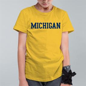 img 1 attached to NCAA Basic Block Youth T-Shirt: Vibrant Team Colors, College-University Merchandise