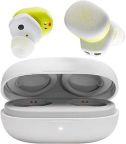 img 3 attached to Amazfit PowerBuds True Wireless Earbuds: Sports Sound System with Heart Rate Monitoring, Noise Cancellation, Water Resistance, 8H Battery Life (Yellow)