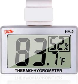img 4 attached to 🌡️ Digital Reptile Thermometer Hygrometer: LCD Gauge to Monitor Temperature & Humidity in Terrarium for Turtles, Snakes, Lizards, Frogs, Spiders, and Plant Boxes - Works with Reptile Heat Pad
