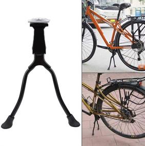 img 3 attached to 🚲 Aluminum Alloy Double Leg Bicycle Kickstand – VGEBY Bike Kickstand Bicycle Mount