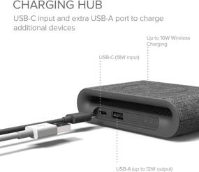 img 2 attached to 📱 iOttie iON Беспроводная подставка Plus v2 - быстрая зарядка Qi-сертифицированная 7,5 Вт для iPhone Xs Max R 8 Plus 10 Вт для Samsung Galaxy S10 E S9 S8 Plus Edge - Пепельный