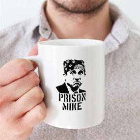 img 3 attached to ☕ Prison Mike Coffee Mug - The Office Merchandise, Hilarious Mug for Men and Women - Michael Scott Coffee Mug