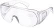 412 economical safety glasses clear logo