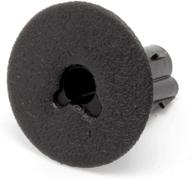 🔌 10 pack black single feed thru bushing - rg6 feed through grommet - replace wall plates for coax & network cable - indoor/outdoor rated logo