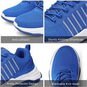 img 3 attached to Experience Optimal Performance with UUBARIS Men's Athletic Lightweight Trainer Tennis Shoes