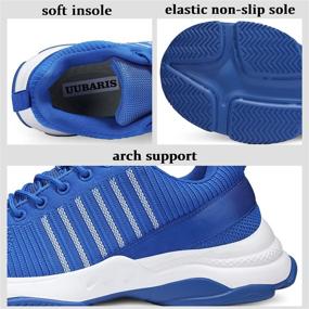 img 2 attached to Experience Optimal Performance with UUBARIS Men's Athletic Lightweight Trainer Tennis Shoes