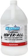 california cover all – automotive tire shine spray & professional grade 🚗 tire dressing - high gloss - water repellent & made in usa (1 gallon) logo