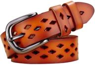 👗 fashionable leather cowhide women's apparel accessories belts by boshiho logo