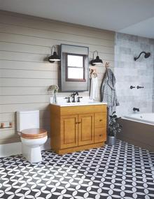 img 2 attached to 🍯 Медовый туалет от Design House 561241: Стильное и функциональное обновление ванных комнат