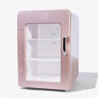 🌸 vanity planet fria skincare fridge: optimal freshness for serum, gel, face-mask, oils - custom closet | clear window display | interchangeable shelves | rose gold (14.1" x 8.9" x 1.3") логотип