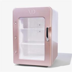 img 4 attached to 🌸 Vanity Planet Fria Skincare Fridge: Optimal Freshness for Serum, Gel, Face-mask, Oils - Custom Closet | Clear Window Display | Interchangeable Shelves | Rose Gold (14.1" x 8.9" x 1.3")