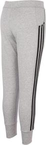 img 1 attached to 👖 Girls' Multicolor Adidas 3-Stripes Cotton Joggers - Stylish Clothing