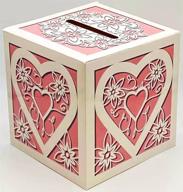 🎩 pink tytroy wishing well wedding money box memory cards reception centerpiece box for enhanced seo logo