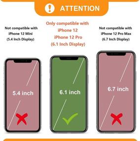 img 3 attached to Bocasal Wallet Case For IPhone 12/12 Pro Compatible With MagSafe Magnetic RFID Blocking Detachable Premium PU Leather Flip Case With Card Slots Holder Kickstand Wireless Charging 6 Cell Phones & Accessories for Cases, Holsters & Clips