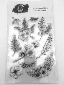 img 1 attached to Create Stunning Floral Designs with DIY Beautiful Flowers Leaves Clear Stamp for Scrapbooks, Photo Albums, and Card Making