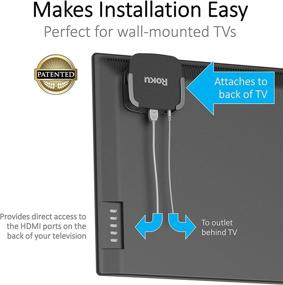 img 2 attached to 📺 TotalMount Roku Ultra Mounting System for Pre-September 2020 Models: Secure Your Roku Ultra with Ease