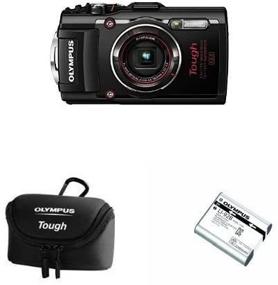 img 2 attached to 📸 Ultimate Olympus TG-4 16 MP Waterproof Digital Camera Bundle - Black, Accessory-Packed!