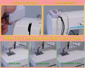 img 1 attached to 🧵 Enhanced Quilting Crafting Test, Measure & Inspect with ViviLux Rechargeable Battery