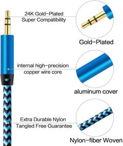 img 3 attached to Aux Cable Portable Audio & Video for MP3 & MP4 Player Accessories