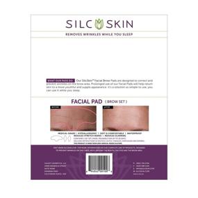 img 3 attached to 💆 Silc Skin Facial Pad Brow Set: Wrinkle Corrector & Sun Aging Prevention, 1 Brow Pad & 2 Eye Pads - Reusable Self Adhesive Silicone