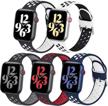 silicone compatible apple breathable iwatch logo